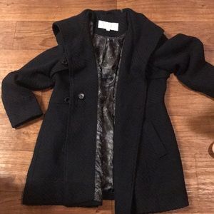 Jessica Simpson 2XL hooded coat navy blue